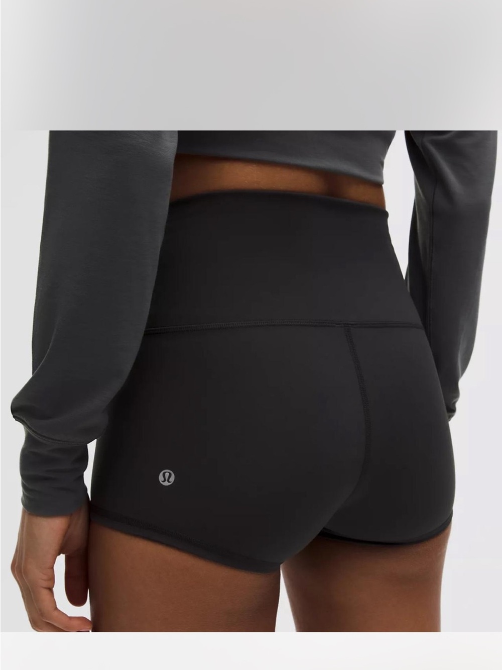 lululemon athletica Black High-Rise Bike Shorts